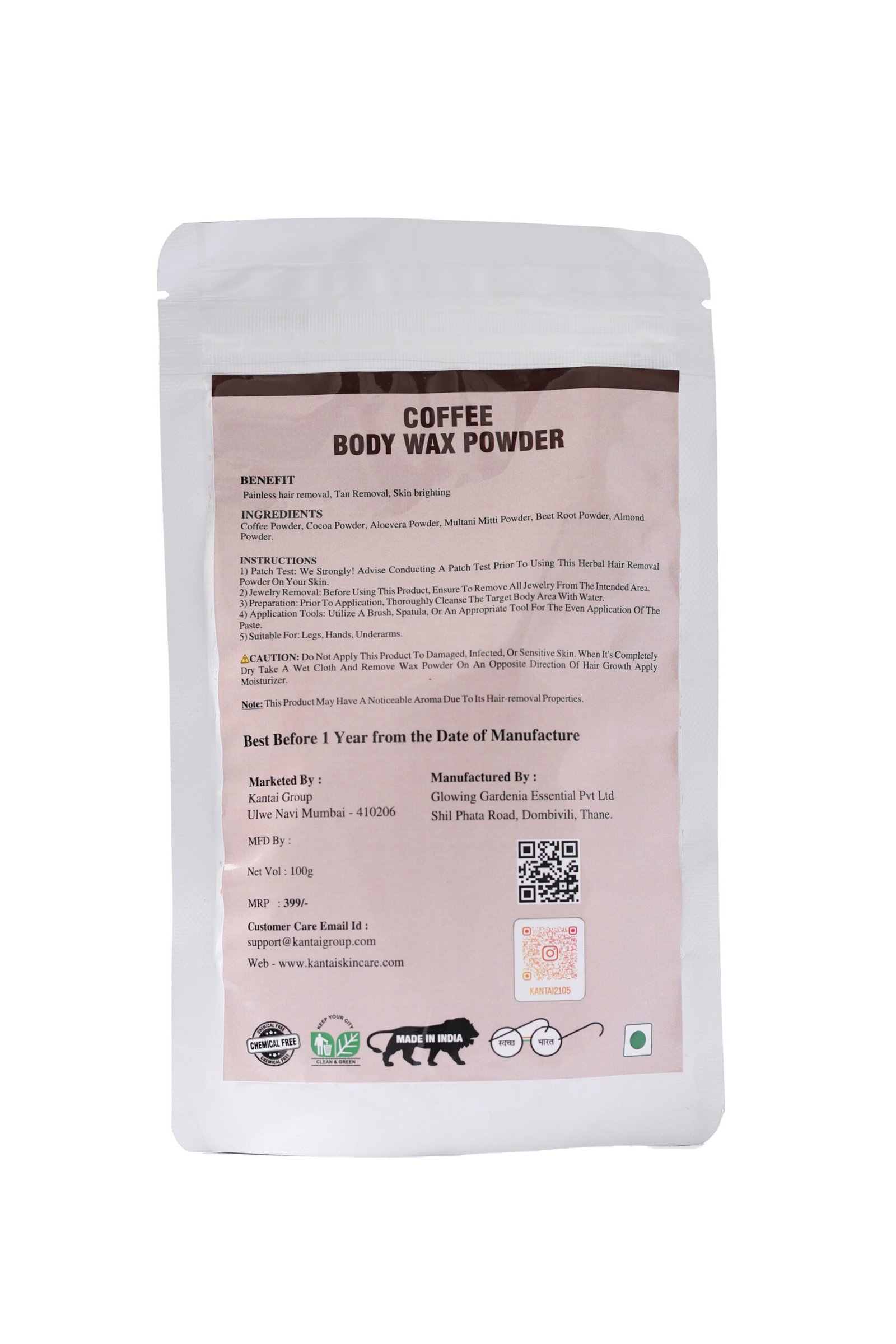 Coffee Body Wax powder - Image 2